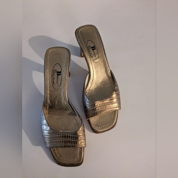 Vintage Browns Couture Golden heels - Picture 1 of 7